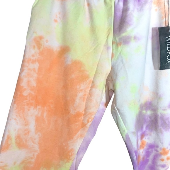Wildfox Tie Dye Sherbet Jogger Rory Sweatpants Size Medium - Picture 8 of 17